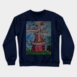 Don Chisciotte fighting against the windmill -1 Crewneck Sweatshirt